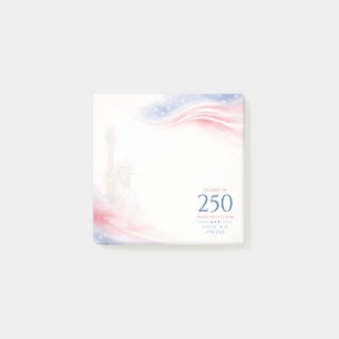 Eleganter 250. amerikanischer Unabhängigkeitstag 4 Post-it Klebezettel