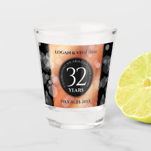 Eleganter 32. Geburtstag der Bronze Schnapsglas