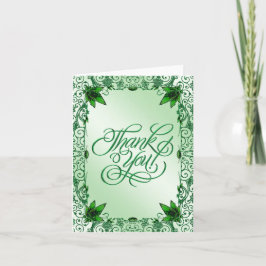 Eleganter 55. Hochzeitstag danken Ihnen zu Dankeskarte