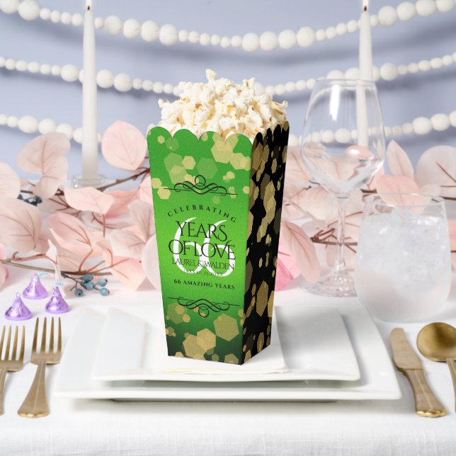 Eleganter 66. Geburtstag der Titanite Geschenkschachtel (Hochzeit)