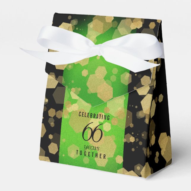 Eleganter 66. Geburtstag der Titanite Geschenkschachtel (Vorderseite)