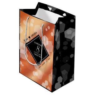 Eleganter 8. Geburtstag der Bronze Mittlere Geschenktüte
