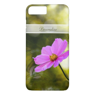 Eleganter Abend Rosa Kosmos Hübsche Blume und Name Case-Mate iPhone Hülle