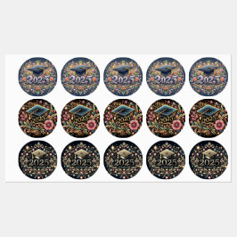Eleganter Abschluss 2025 Design 2 Variety Etiketten
