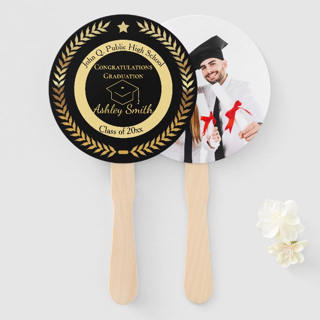 eleganter Abschluss Fächer (Vorne und Hinten)