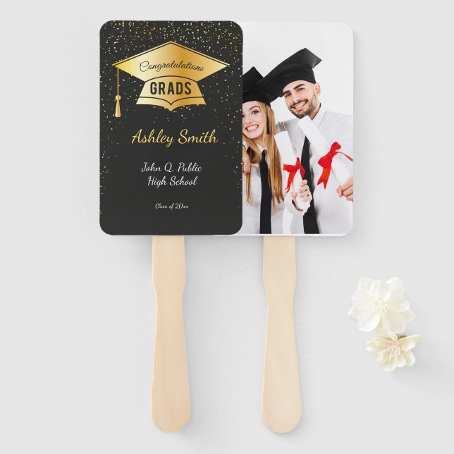 eleganter Abschluss Fächer (Vorne und Hinten)