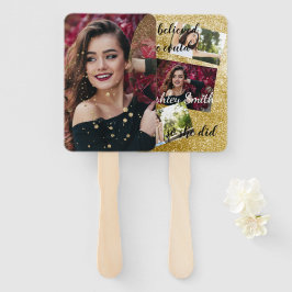 eleganter Abschluss Hand Fan Fächer