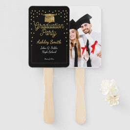 eleganter Abschluss Hand Fan Fächer