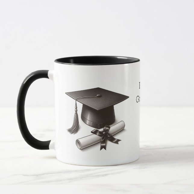 Eleganter Abschlussbecher Tasse (Links)