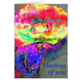 Eleganter abstrakt-gelber Rosa-Blume-Mohn