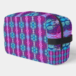 Eleganter Abstrakt geometrischer Hintergrund Lila Waschbeutel