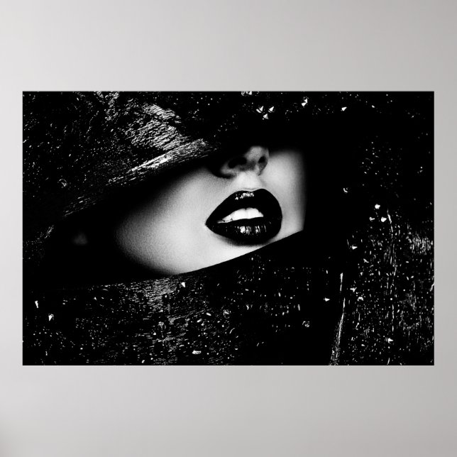 Eleganter abstrakter diagonaler Hintergrund mit l Poster (Vorne)