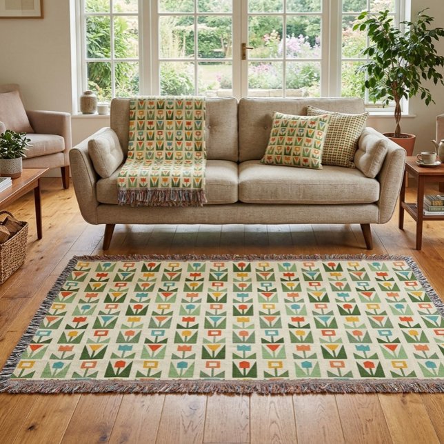 Eleganter Abstrakter Frühling Decke (Von Creator hochgeladen)