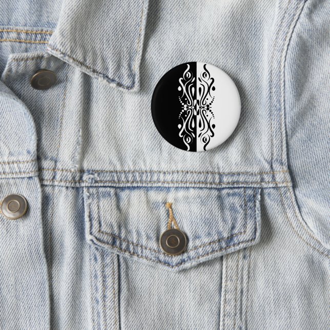 Eleganter Abstrakter Harlequin-Stil Button (Beispiel)