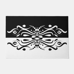 Eleganter Abstrakter Harlequin-Stil Fußmatte