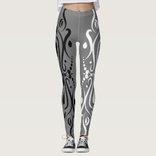 Eleganter Abstrakter Harlequin-Stil Leggings