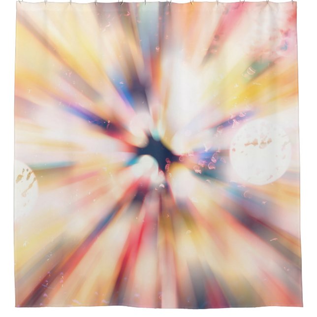 Eleganter abstrakter Hintergrund abstrakt, Kunst,  Duschvorhang (Vorderseite)