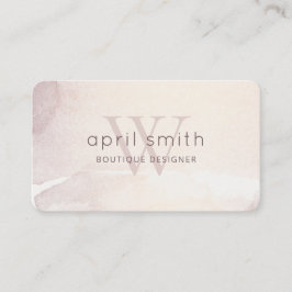 Eleganter Abstrakter Monogram Shiny Visitenkarte