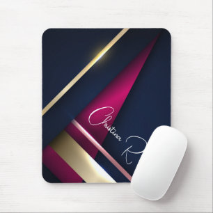 Eleganter Abstrakter Name Mousepad