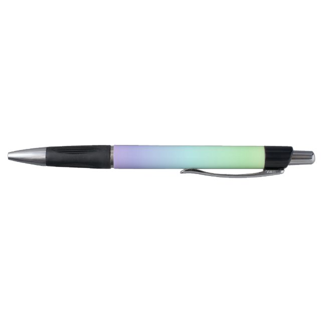 Eleganter Abstrakter, schlichter Regenbogen Kugelschreiber (Unterseite)