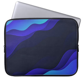 Eleganter, Abstrakter Waves Laptop-Sieb Laptopschutzhülle