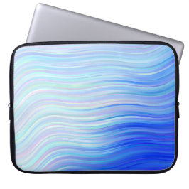 Eleganter, Abstrakter Waves Laptop-Sieb Laptopschutzhülle