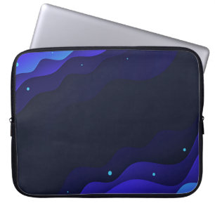 Eleganter, Abstrakter Waves Laptop-Sieb Laptopschutzhülle