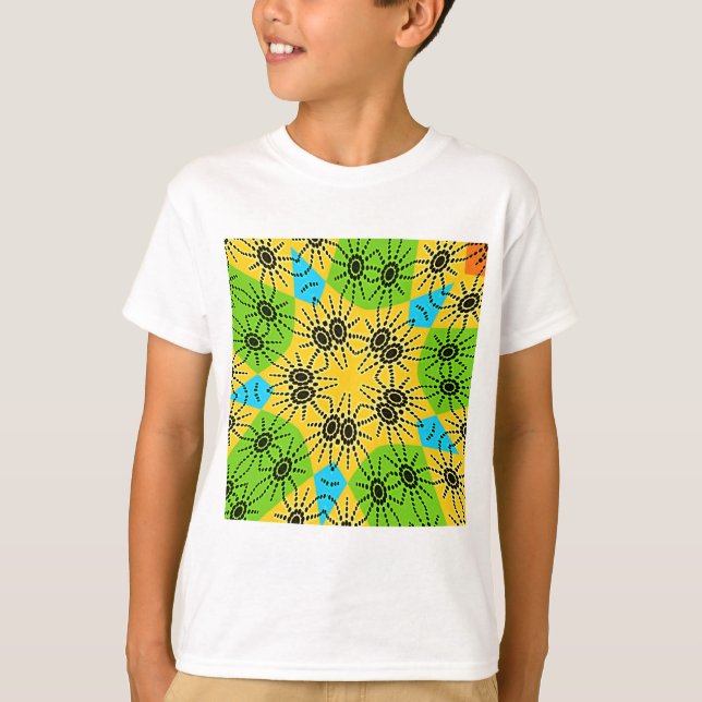 Eleganter afrikanischer Spider Motif Vektorgrafik  T-Shirt (Vorderseite)