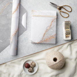 Eleganter Alkoholtink mit Glitzer Gold Geschenkpapier