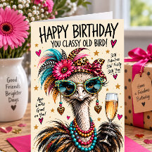 Eleganter alter Vogel