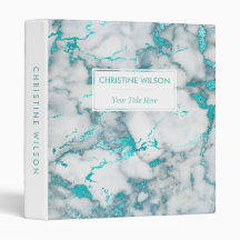 eleganter aquamariner Marmorstein