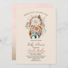 Eleganter Aquarelltraumfänger und Blume