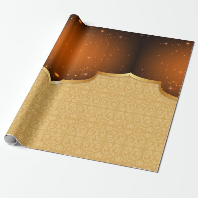 Eleganter Araber Geschenkpapier (Ungerollt)