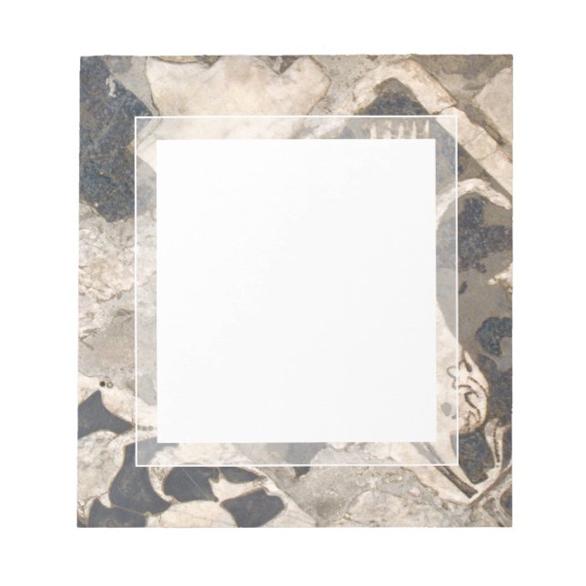 Eleganter architektonischer Antike Italienischer M Notizblock (Vorderseite)