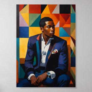 Eleganter, ausgefeilter Harlem-Renaissance-Stil Poster