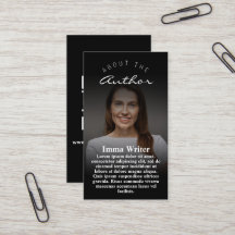 Eleganter Autor Meet & Greet Promo Vertikal