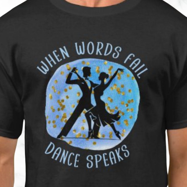 ELEGANTER BALLROOM DANCING GRAPHIC T-Shirt (ELEGANT BALLROOM DANCING T SHIRT. BEAUTIFUL DESIGN. UNISEX.)
