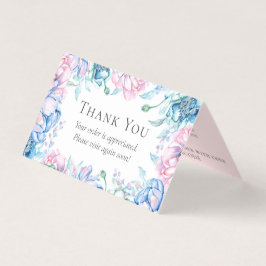 Eleganter Bauernhof Wasserfarbenflora Dankeschön K