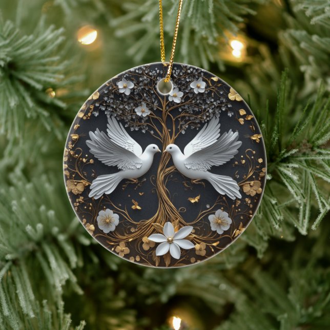 Eleganter Baum des Lebens Weihnachtsschmuck mit we (Baum)