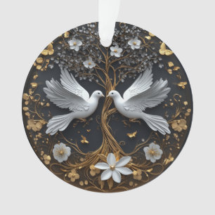 Eleganter Baum des Lebens Weihnachtsschmuck mit we Ornament