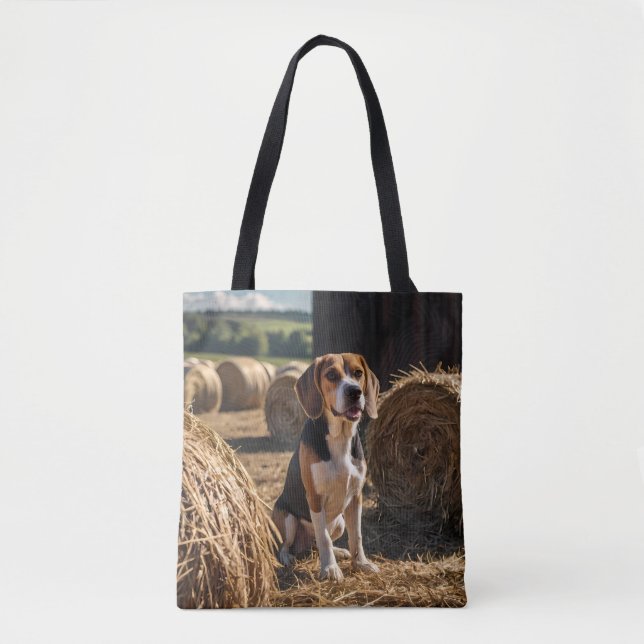 Eleganter Beagle Schulter Tasche (Vorderseite)