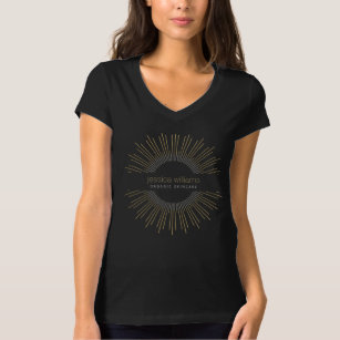 Eleganter Beauty Gold Sunburst T - Shirt