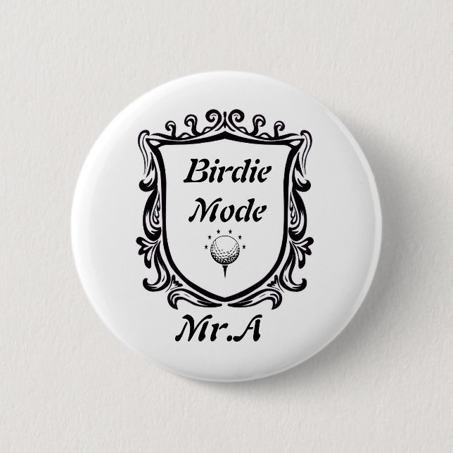 Eleganter beliebter Golfknopf 2026 Button (Vorderseite)