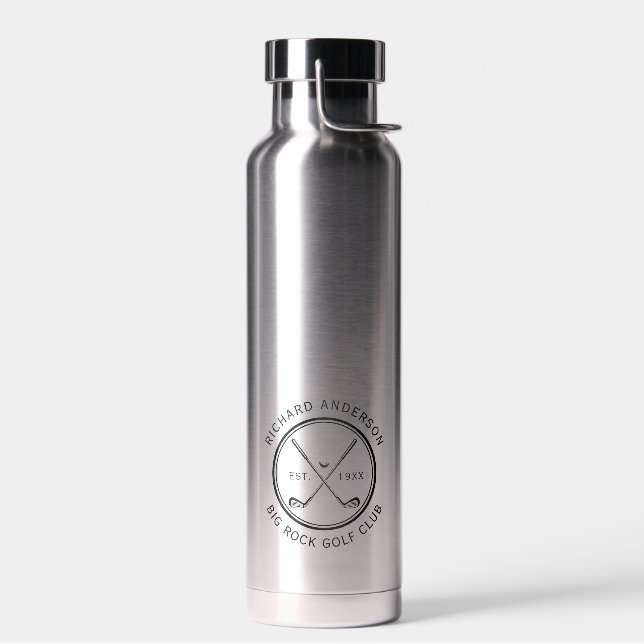 Eleganter benutzerdefinierter Golfschlägername Trinkflasche (Links)