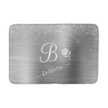 Eleganter benutzerdefinierter Monogram-Silver-Spar