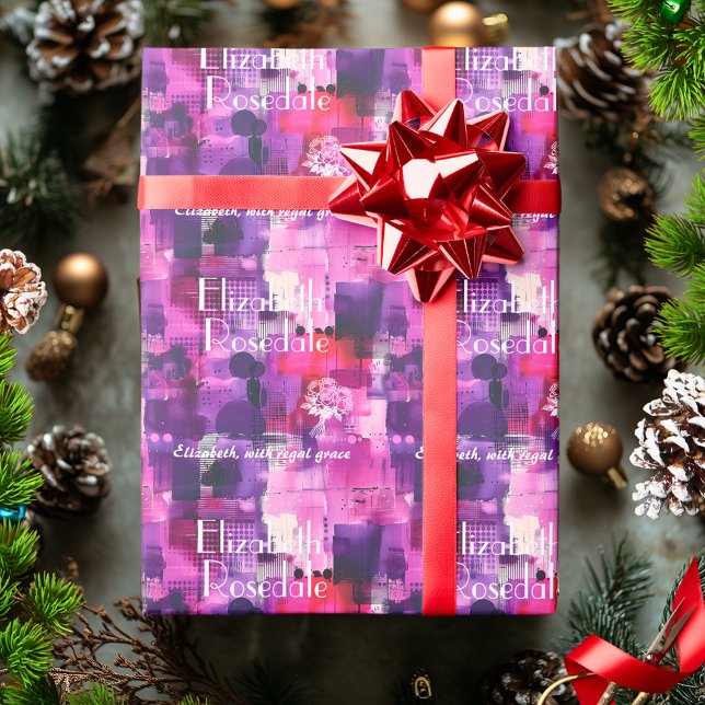 Eleganter, benutzerdefinierter Spendenwrap mit Lil Geschenkpapier (Von Creator hochgeladen)