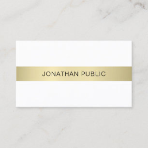 Eleganter Beruflich Moderner Sleek Schlicht Luxus Visitenkarte