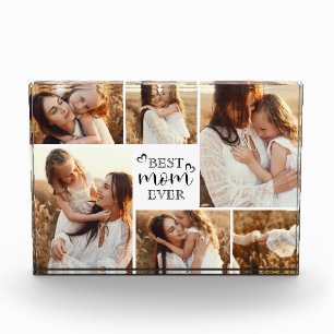 Eleganter Best Mama je Typografie Niedlicher Foto 