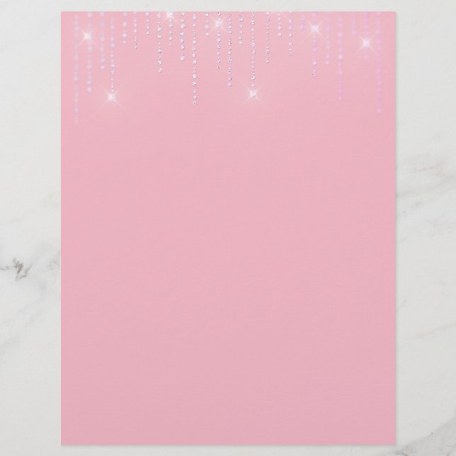 Eleganter Blanko-Flyer Flyer (Hinten)