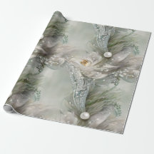 Eleganter Blau-, Grau- und Pearly-Wirbel